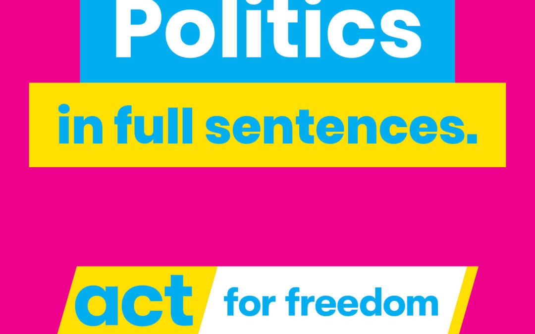 Young ACT President on connecting with younger voters and free speech on campus