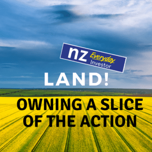 land with dark sky and yellow field