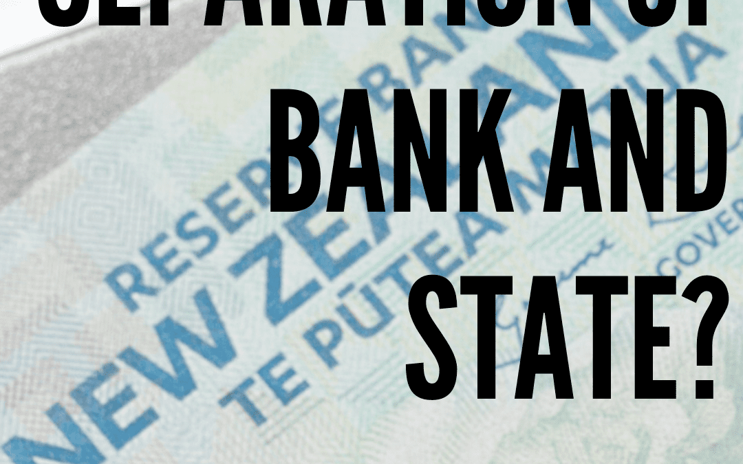 The Reserve Bank of NZ and the Government / Jenee Tibshraeny