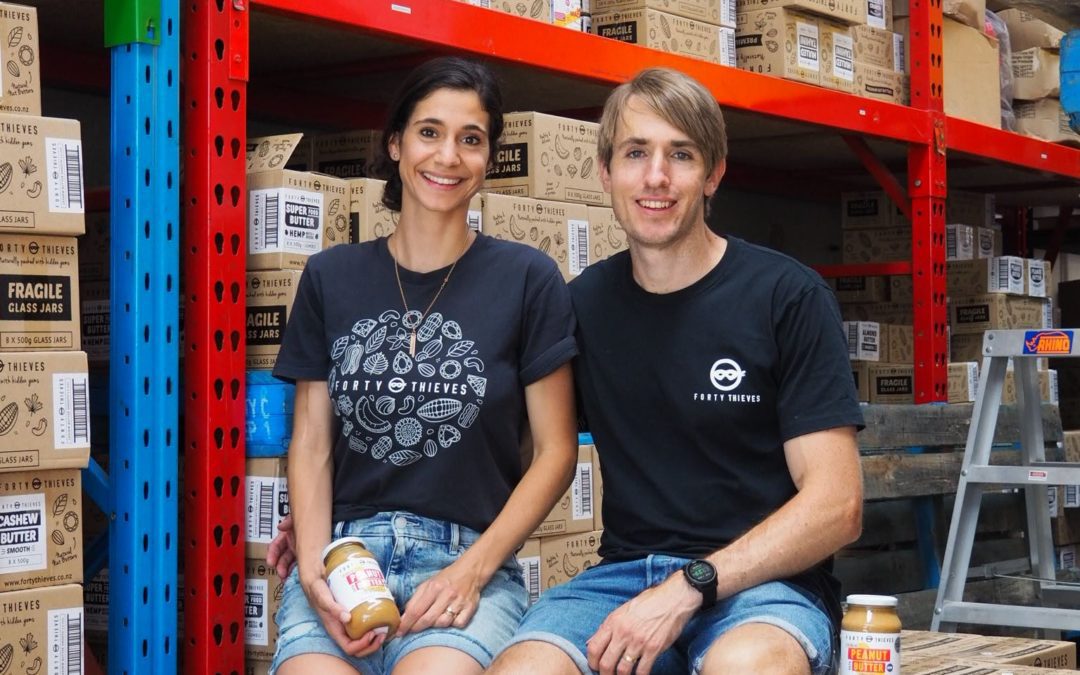 Shyr and Brent Godfrey: the founders of Forty Thieves nut butters