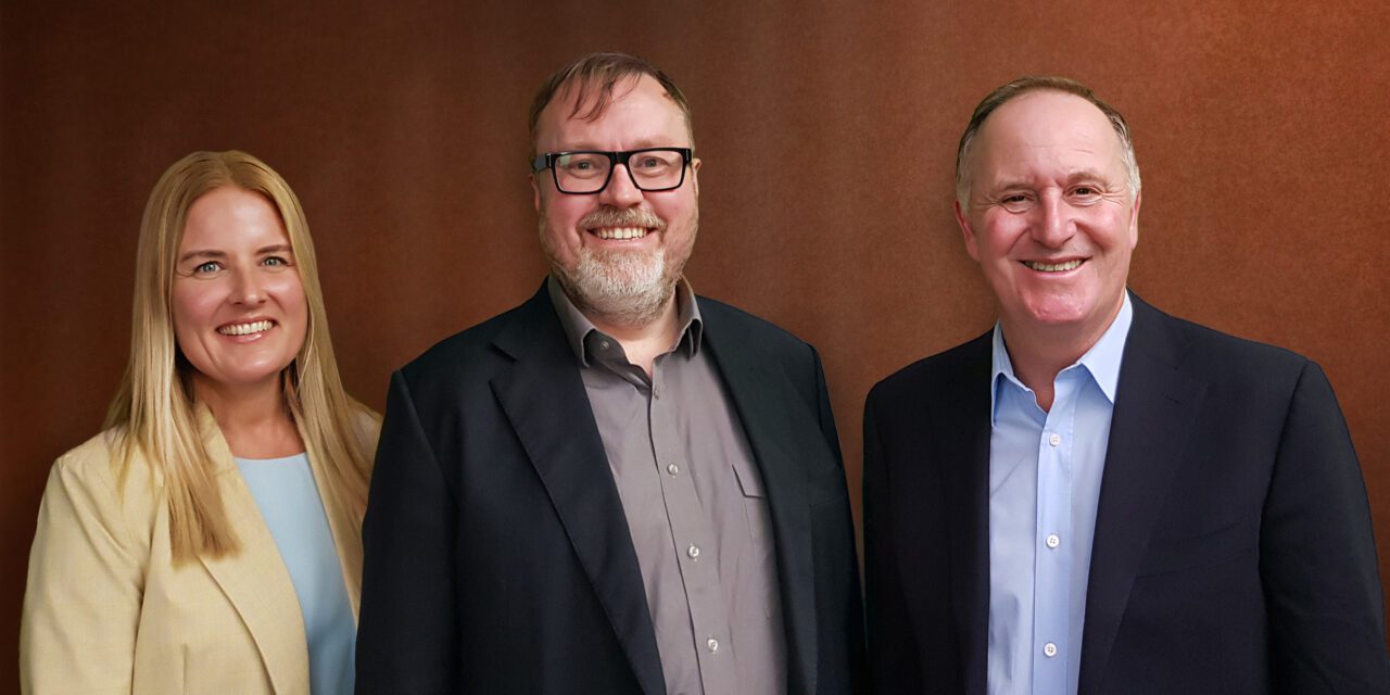 Sir John Key and Misti Landtroop talk Cyber Security with Paul Spain
